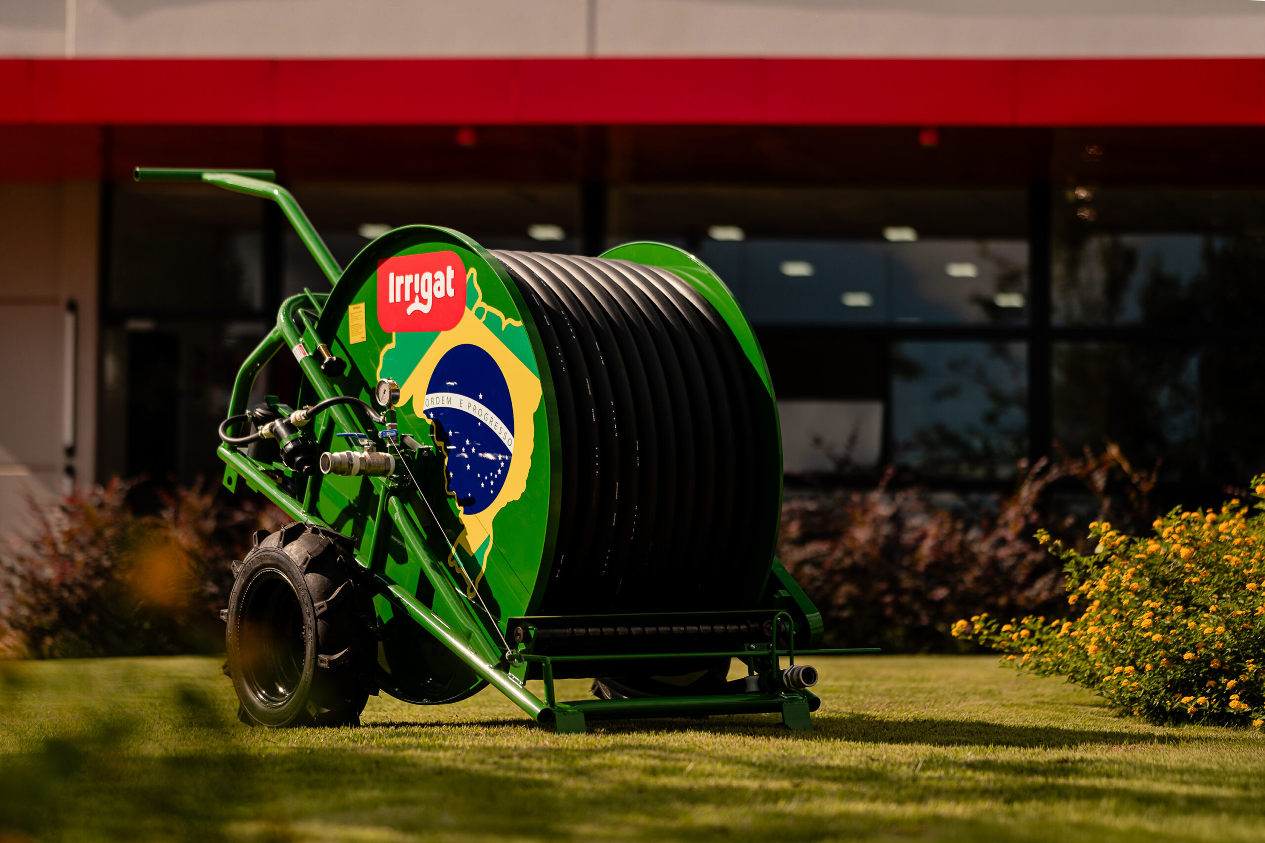 Novo carretel Irrigat: a força do campo, nas cores do Brasil! 1 MS Producao Irrigat 589 scaled 1