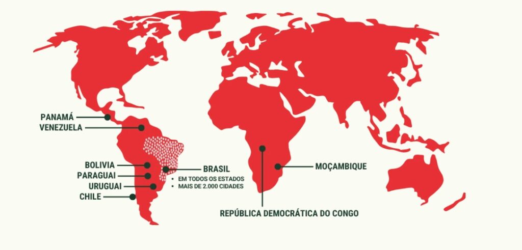Irrigat fecha parceria na Venezuela e está presente em 9 países na América do Sul, América Central e África 1 MAPA