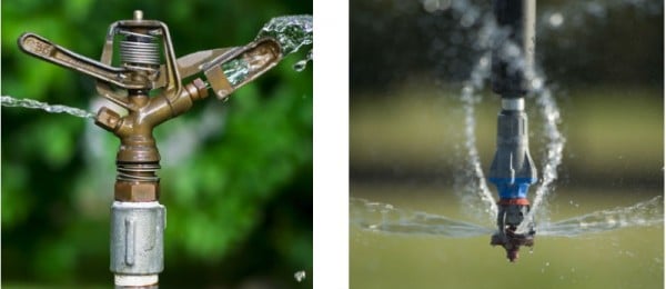 Mecanismo de irrigação Aspersor